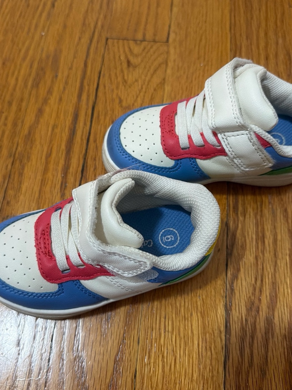 Cat & Jack White, Blue & Red Kids Sneakers